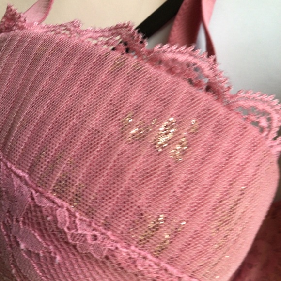 VICTORIAS SECRET DREAM ANGELS LINED DEMI BRA SIZE 34 D - Picture 6 of 16